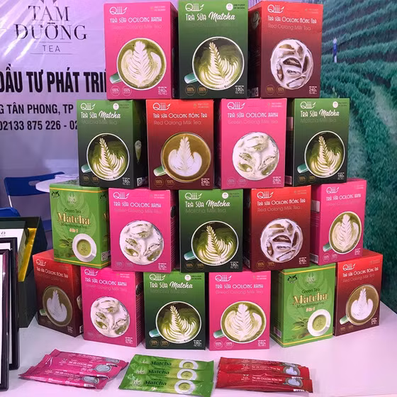 Trà sữa Oolong hồng trà Tam Đường