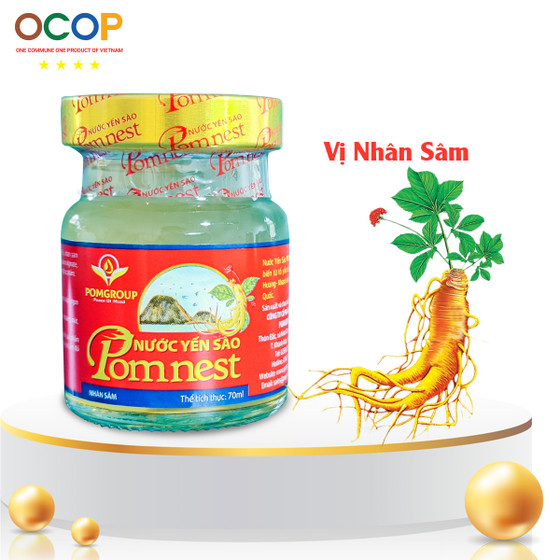 Nước yến sào Pomnest nhân sâm