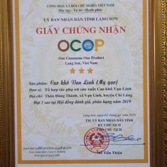 Cao khô (mỳ gạo) Vạn Linh