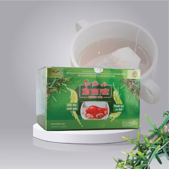 Trà thảo mộc xáo tam phân Khánh Hòa POMTea (túi lọc) 
