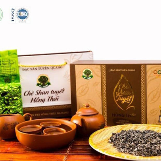 Chè Shan tuyết Hồng Thái 1 tôm 1 lá