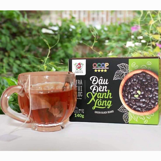Trà túi lọc đậu đen xanh lòng Chiêm Hóa 