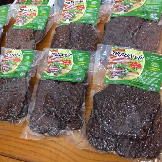 Thịt lợn sấy khô Ninh Sớp Lai Châu