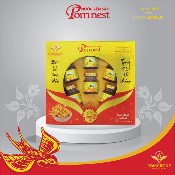 Nước yến sào Pomnest đông trùng hạ thảo