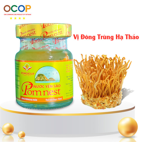 Nước yến sào Pomnest đông trùng hạ thảo