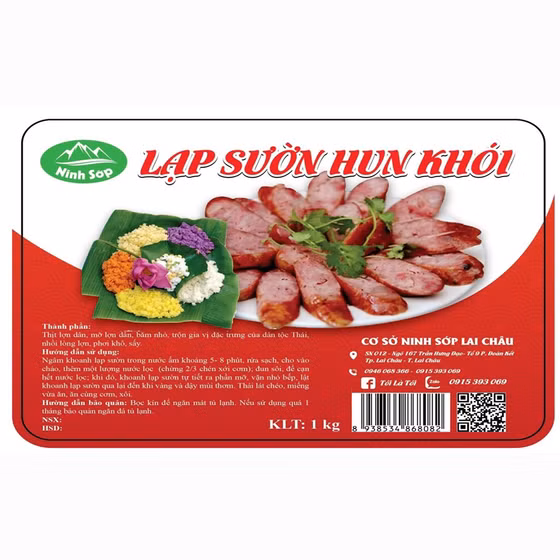 Lạp sườn hun khói Ninh Sớp Lai Châu