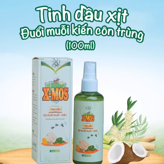 Tinh dầu xịt đuổi muỗi, kiến Xmos