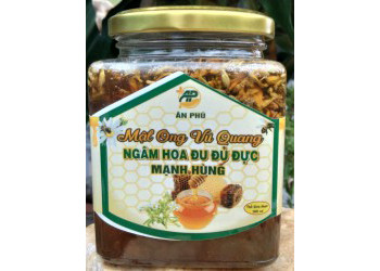 Mật ong ngâm hoa đu đủ đực Mạnh Hùng
