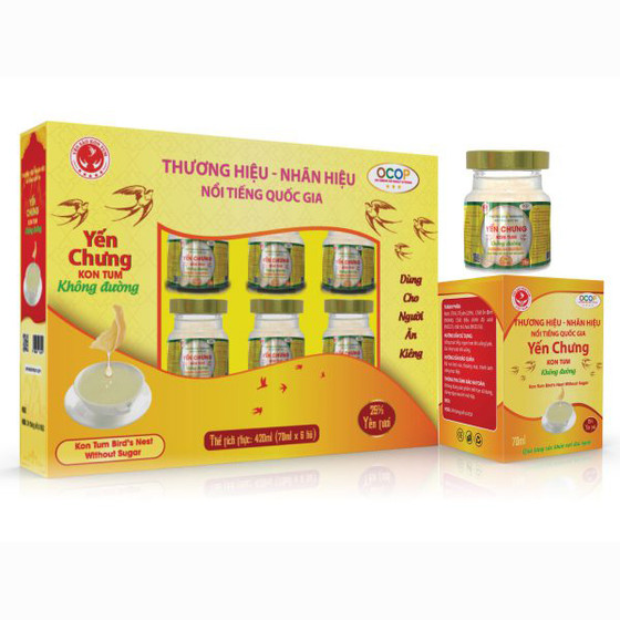 Yến chưng Kon Tum không đường