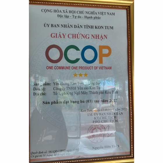 Yến chưng Kon Tum không đường