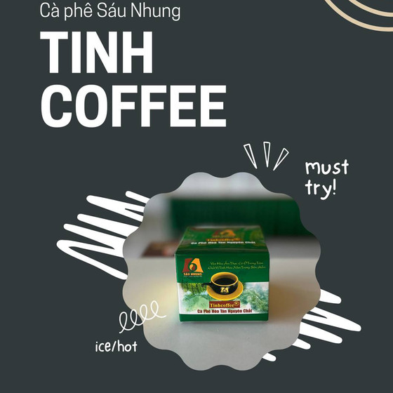 Tinh coffee (cà-phê hòa tan nguyên chất Robusta)