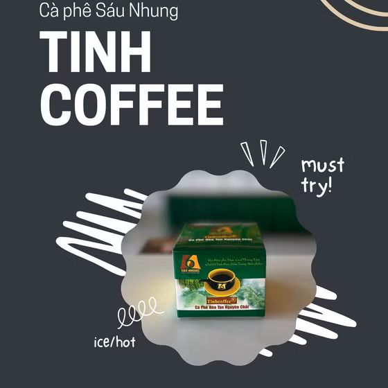 Tinh coffee (cà-phê hòa tan nguyên chất Robusta)