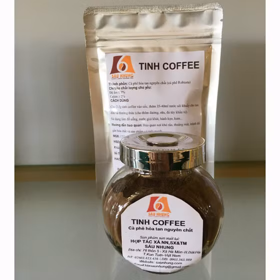 Tinh coffee (cà-phê hòa tan nguyên chất Robusta)