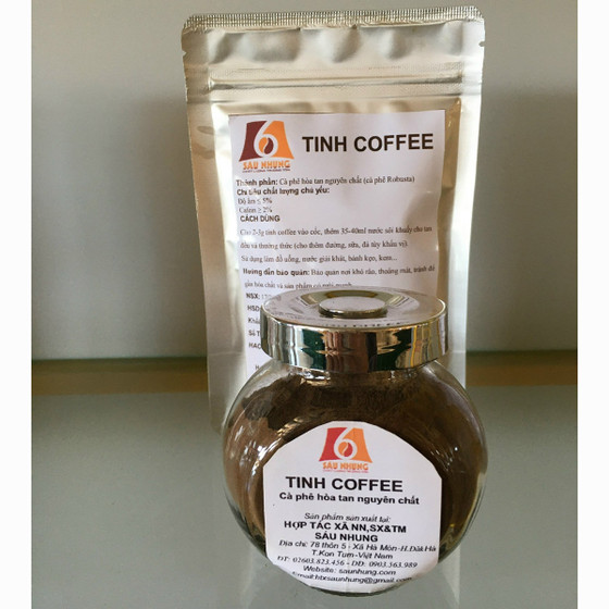Tinh coffee (cà-phê hòa tan nguyên chất Robusta)