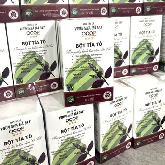 Bột tía tô Vườn nhà Đà Lạt