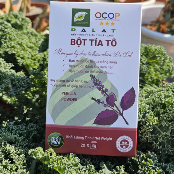 Bột tía tô Vườn nhà Đà Lạt