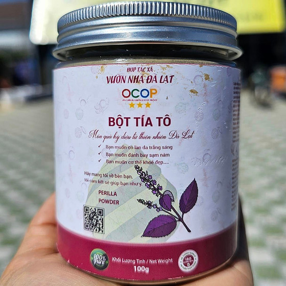 Bột tía tô Vườn nhà Đà Lạt