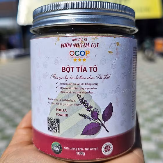 Bột tía tô Vườn nhà Đà Lạt