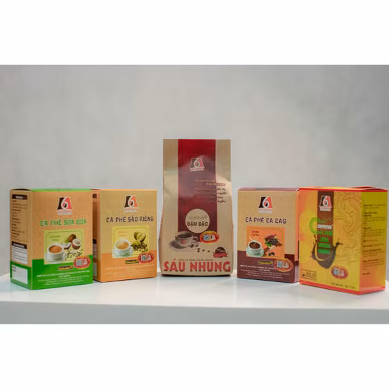 Cà-phê sữa dừa Sáu Nhung