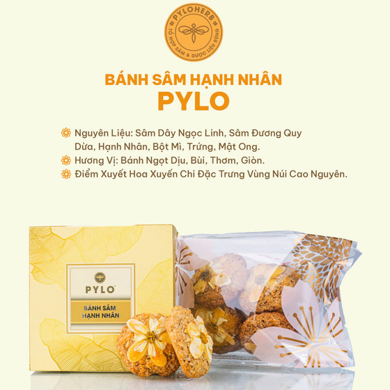 Bánh sâm hạnh nhân PyLo