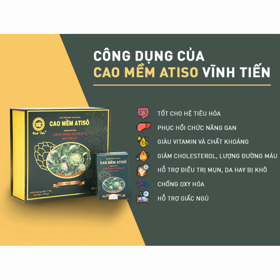 Cao mềm atiso Vĩnh Tiến 