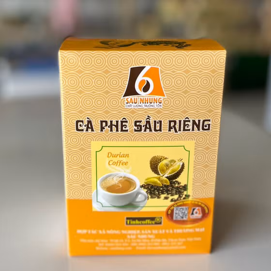 Cà-phê sầu riêng Sáu Nhung