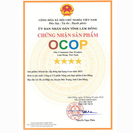 Khoai tây cấp đông Dalat Agri Foods