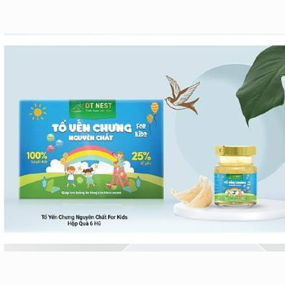 Tổ yến chưng nguyên chất dành cho trẻ DTNest