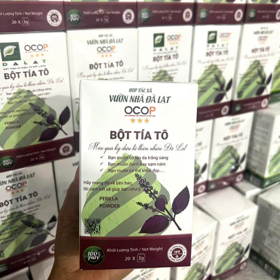 Bột tía tô Vườn nhà Đà Lạt