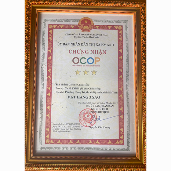 Giò me Chín Hồng