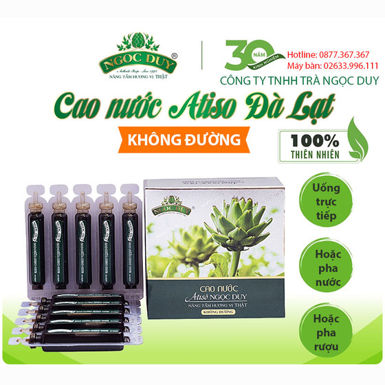 Cao nước atiso không đường Ngọc Duy