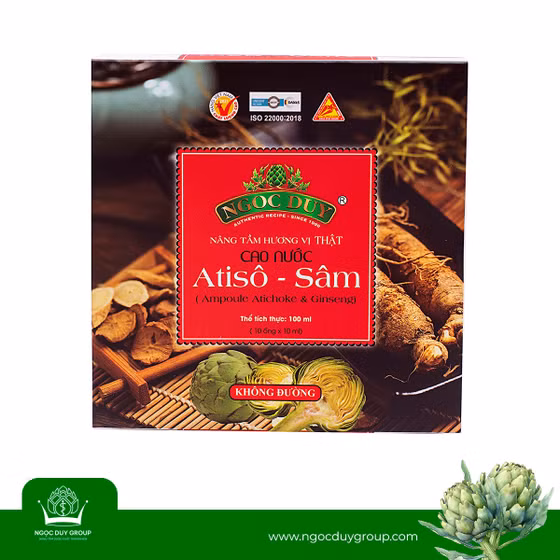 Cao nước atiso sâm Ngọc Duy