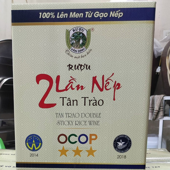 Rượu 2 lần nếp Tân Trào