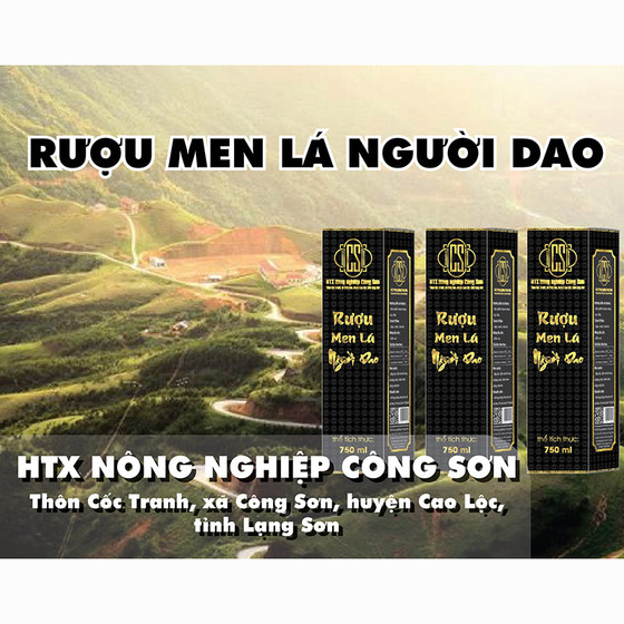 Rượu men lá người Dao Công Sơn