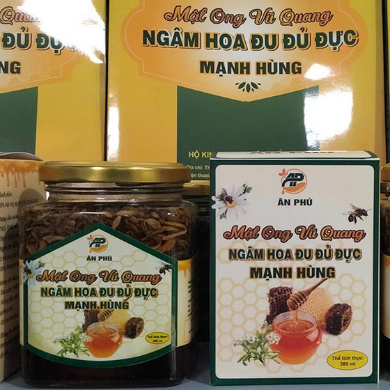 Mật ong ngâm hoa đu đủ đực Mạnh Hùng