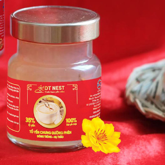 Tổ yến chưng đường phèn đông trùng hạ thảo DTNest