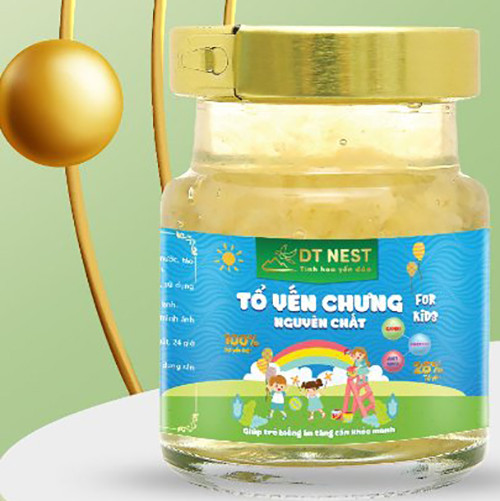 Tổ yến chưng nguyên chất dành cho trẻ DTNest