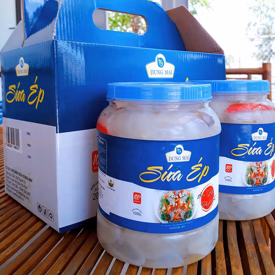 Sứa ép bãi ngang Thạch Hà
