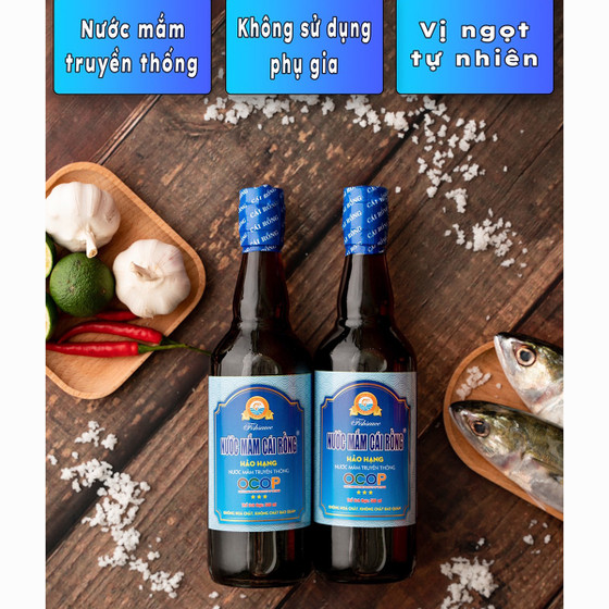 Nước mắm hảo hạng Cái Rồng