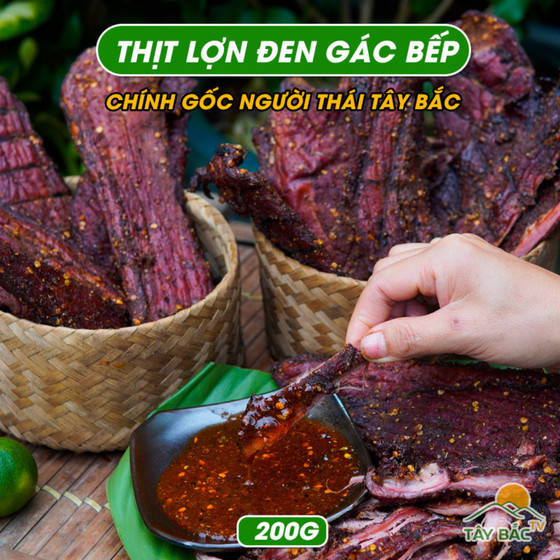 Thịt lợn gác bếp Tây Bắc TV