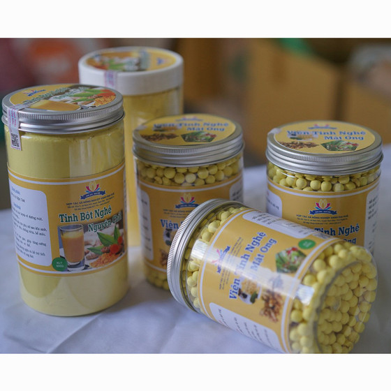 Viên tinh nghệ mật ong