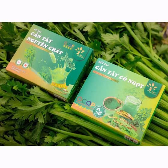 Bột cần tây cỏ ngọt sấy lạnh Dalat Ichifoods