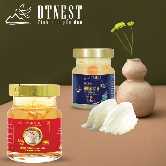 Tổ yến chưng đường phèn đông trùng hạ thảo DTNest