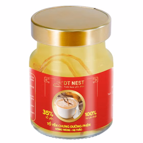 Tổ yến chưng đường phèn đông trùng hạ thảo DTNest