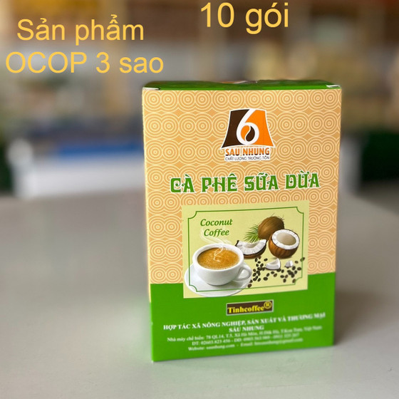 Cà-phê sữa dừa Sáu Nhung