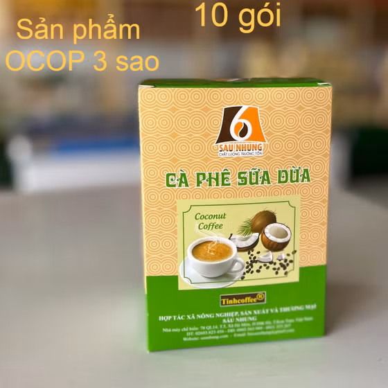 Cà-phê sữa dừa Sáu Nhung