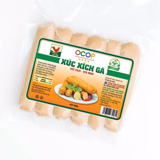 Xúc xích gà Yên Thế