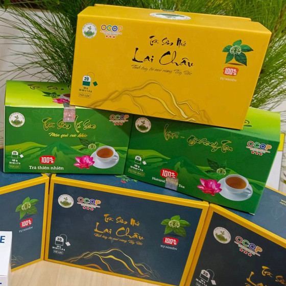 Trà sâm lá sen Lai Châu