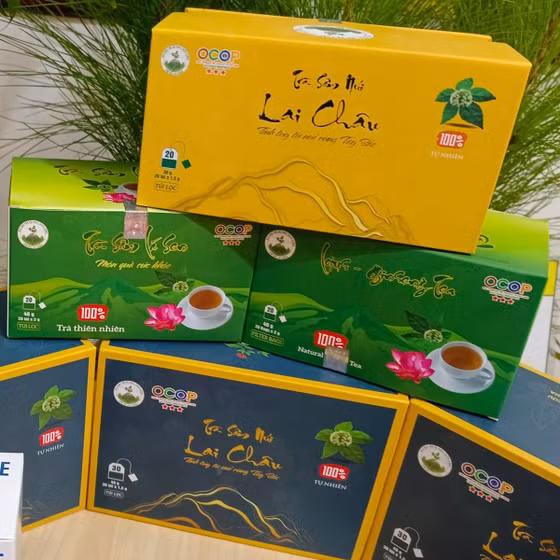 Trà sâm lá sen Lai Châu