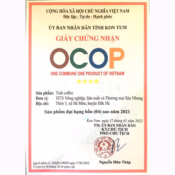 Tinh coffee (cà-phê hòa tan nguyên chất Robusta)